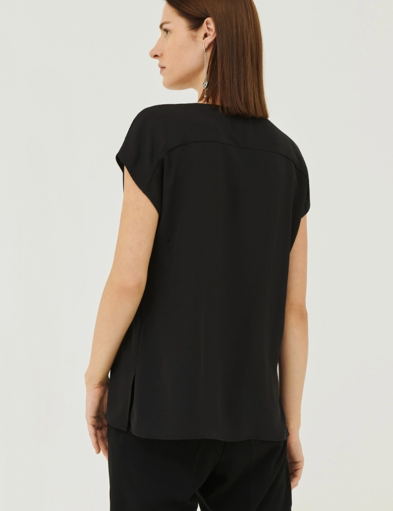 Blusa in satin Marella Outlet